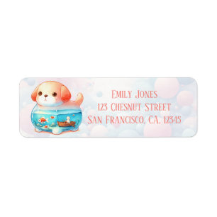 Jarres d'animaux Whimsical - Chien - Adresse de re