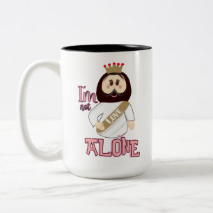 JARRO I AM NOT ALONE_ LINEA NISSI HOLY Two-Tone COFFEE MUG