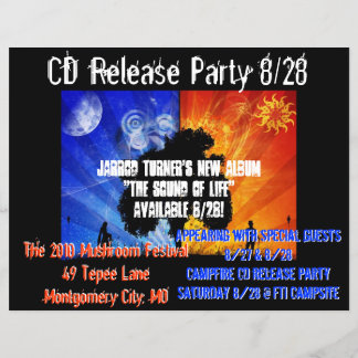 Jarrod's CD Release Flyer