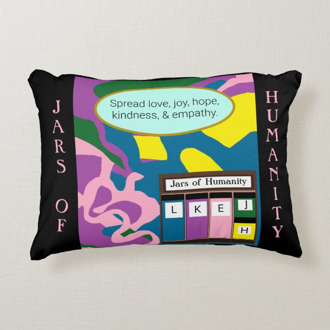 Jars of Humanity Accent Pillow (Front)