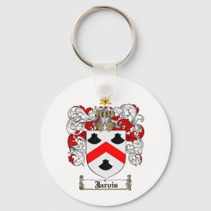JARVIS FAMILY CREST -  JARVIS COAT OF ARMS KEYCHAIN