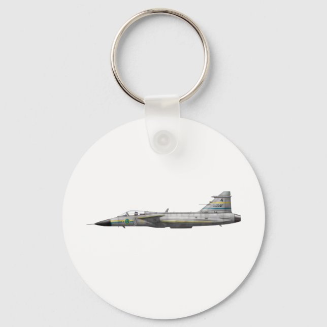 Jas 39 Gripen Keychain (Front)