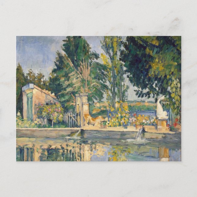 Jas de Bouffan The Pond - Paul Cezanne - c1876 Postcard (Front)