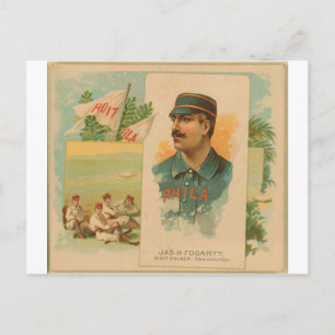 Jas. H. Fogarty, Philadelphia Quakers Postcard
