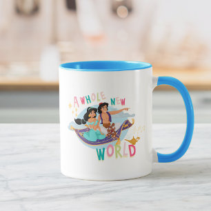 Jasmine & Aladdin Carpet Ride   A Whole New World Mug