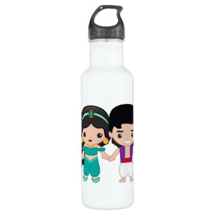 Jasmine and Aladdin Emoji 710 Ml Water Bottle