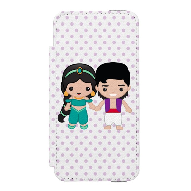 Jasmine and Aladdin Emoji Incipio iPhone Wallet Case (Folio Front)