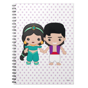 Jasmine and Aladdin Emoji Notebook