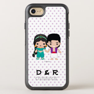 Jasmine and Aladdin Emoji OtterBox Symmetry iPhone 8/7 Case