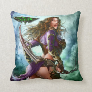 Jasmine and Majiya Throw Pillow