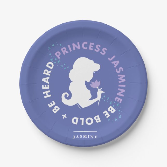 Jasmine | Be Bold & Be Heard Paper Plate (Front)