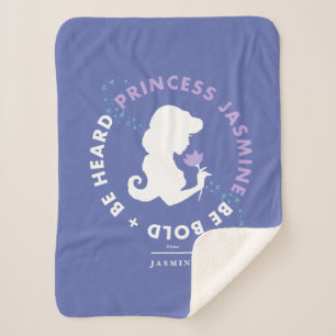 Jasmine   Be Bold & Be Heard Sherpa Blanket