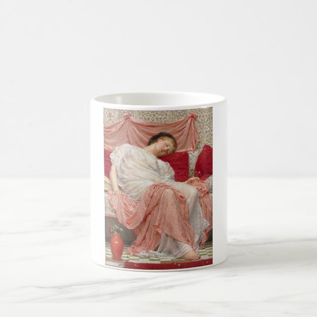 Jasmine (Beautiful Young Sleeping Woman) Coffee Mug (Center)