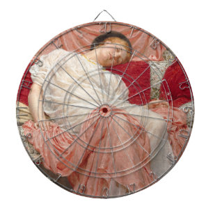 Jasmine (Beautiful Young Sleeping Woman) Dartboard