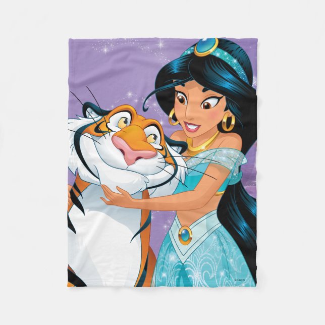 Jasmine | Besties Rule Fleece Blanket (Front)
