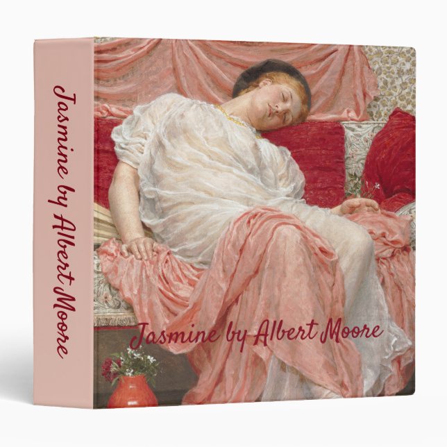 Jasmine by Albert Joseph Moore, Victorian Fine Art Binder (Front/Spine)