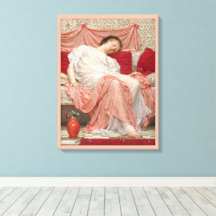 Jasmine by Albert Joseph Moore, Victorian Fine Art Canvas Print