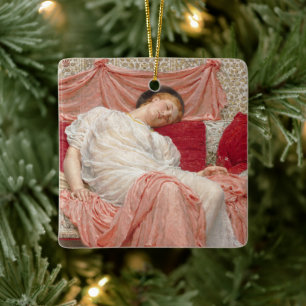 Jasmine by Albert Joseph Moore, Victorian Fine Art Ceramic Ornament
