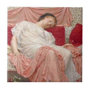 Jasmine by Albert Joseph Moore, Victorian Fine Art Tile