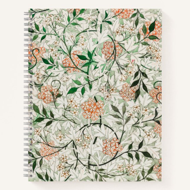 Jasmine by William Morris Notebook (Front)