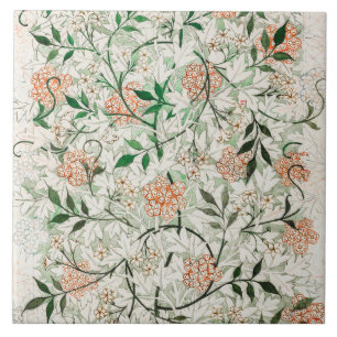 Jasmine Flower painting Artwork Tile