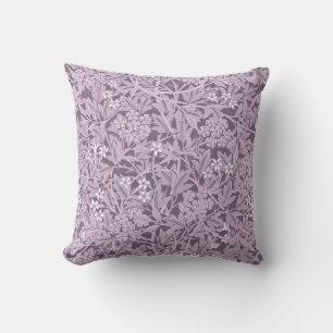 Jasmine Flower Pattern Vintage William Morris Art Throw Pillow