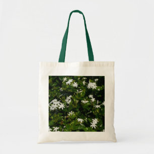Jasmine Flowers Tropical Floral Botanical Tote Bag