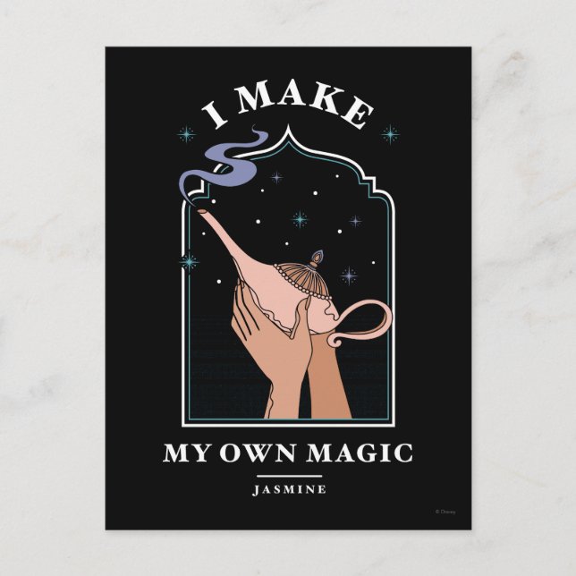 Jasmine | I Make My Own Magic Postcard (Front)