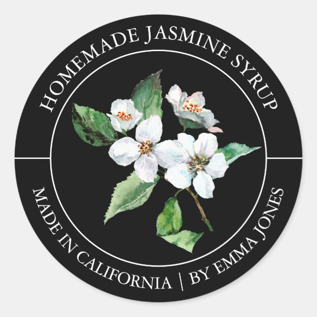 Jasmine Modern label (Front)