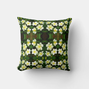 Jasmine Netting: Nature Inspired Design  Throw Pillow