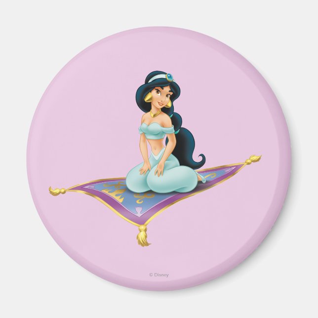 Jasmine on Magic Carpet Magnet (Front)