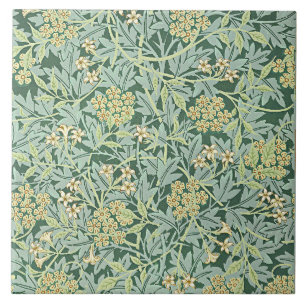 Jasmine, pattern by William Morris, Tile
