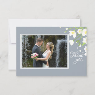Jasmine Photo Frame Thank You Card