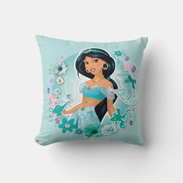Jasmine - Princess Jasmine Throw Pillow (Front)