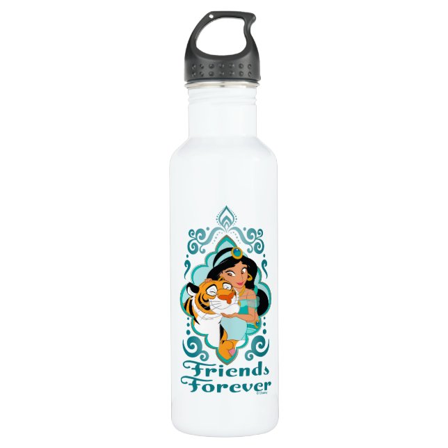 Jasmine & Rajah "Friends Forever" 710 Ml Water Bottle (Front)