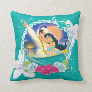 Jasmine - Ready for Adventure! Throw Pillow