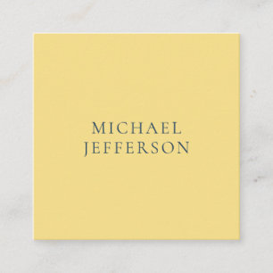 Jasmine & Slate Grey Minimalist Plain Modern Name Enclosure Card