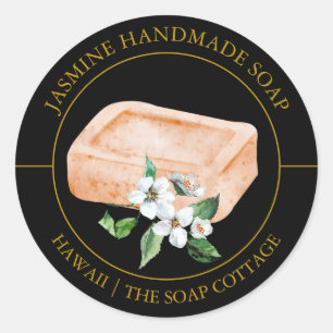 Jasmine Soap label