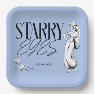 Jasmine   Starry Eyes Paper Plate