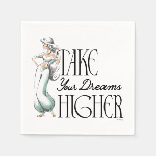 Jasmine   Take Your Dreams Higher Napkin