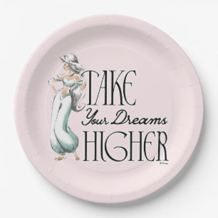 Jasmine   Take Your Dreams Higher Paper Plate