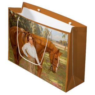 Jasmine the Horse (by Algernon Talmage) Large Gift Bag