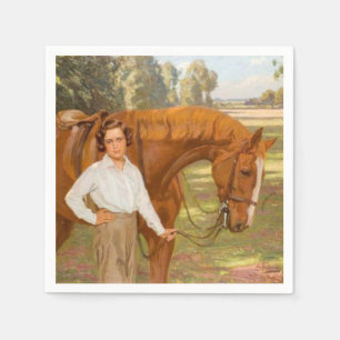 Jasmine the Horse (by Algernon Talmage) Napkin