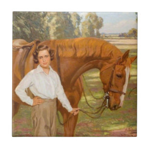 Jasmine the Horse (by Algernon Talmage) Tile