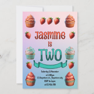 Jasmine's Second Birthday Invitation