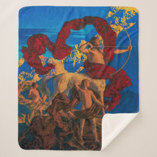 Jason and His Teacher   Maxfield Parrish   Sherpa Blanket