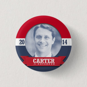 JASON CARTER CAMPAIGN 1 INCH ROUND BUTTON