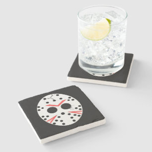 Jason Friday the 13th Stone Coaster
