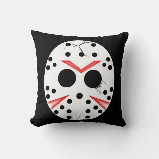 Jason Friday the 13th Throw Pillow (Front)