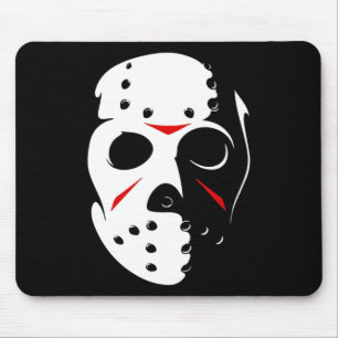 Jason Hockey Mask Halloween  Friday 13TH  Mouse Pad